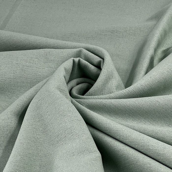 Sage Green Laundered Linen Fabric