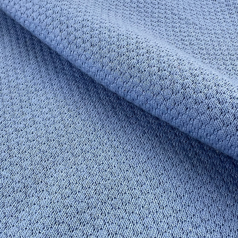 Scalloped Textured Tubular Jersey - Periwinkle | SKU 5885 #U10