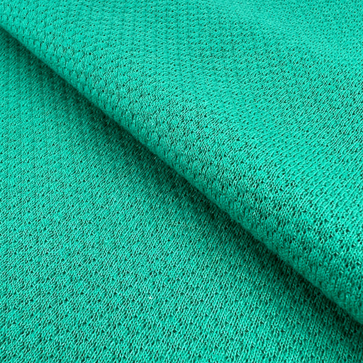 Scalloped Textured Tubular Jersey - Sea Green | SKU 5885 #U10