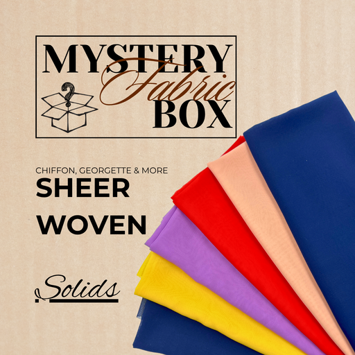 Sheer Solids - Chiffon, Georgette & More | Mystery Box
