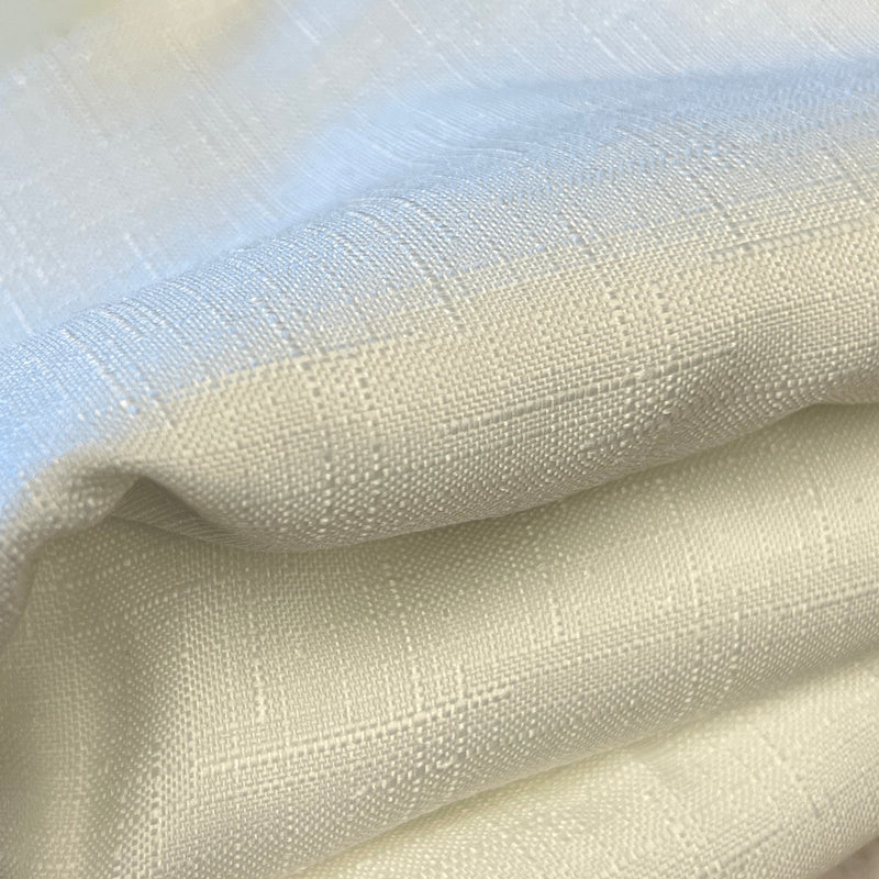 Slubbed Linen Weave Upholstery | 110" REMNANT