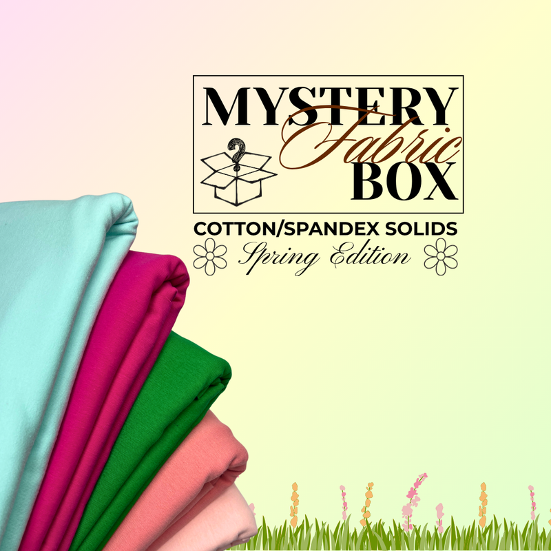 Cotton/Spandex Jersey Knit Solids - Spring Colors - Mystery Box