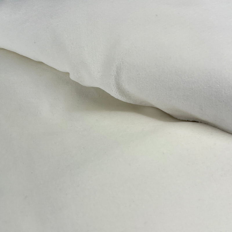 Stretch Velveteen Knit - White - Project-Ready Pieces