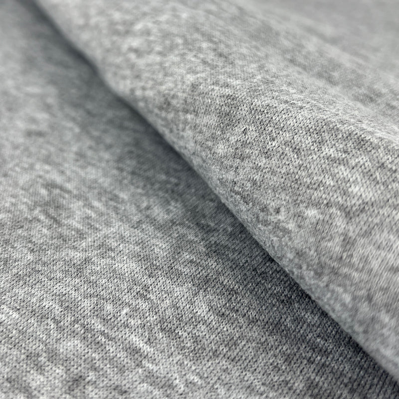 Sweatshirt Fleece - 230 Gram Polyester/Cotton - Heather Grey | SKU 8040 #S93