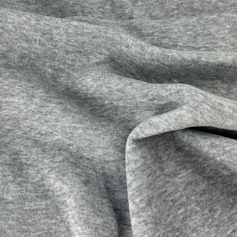 Sweatshirt Fleece - 230 Gram Polyester/Cotton - Heather Grey | SKU 8040 #S93