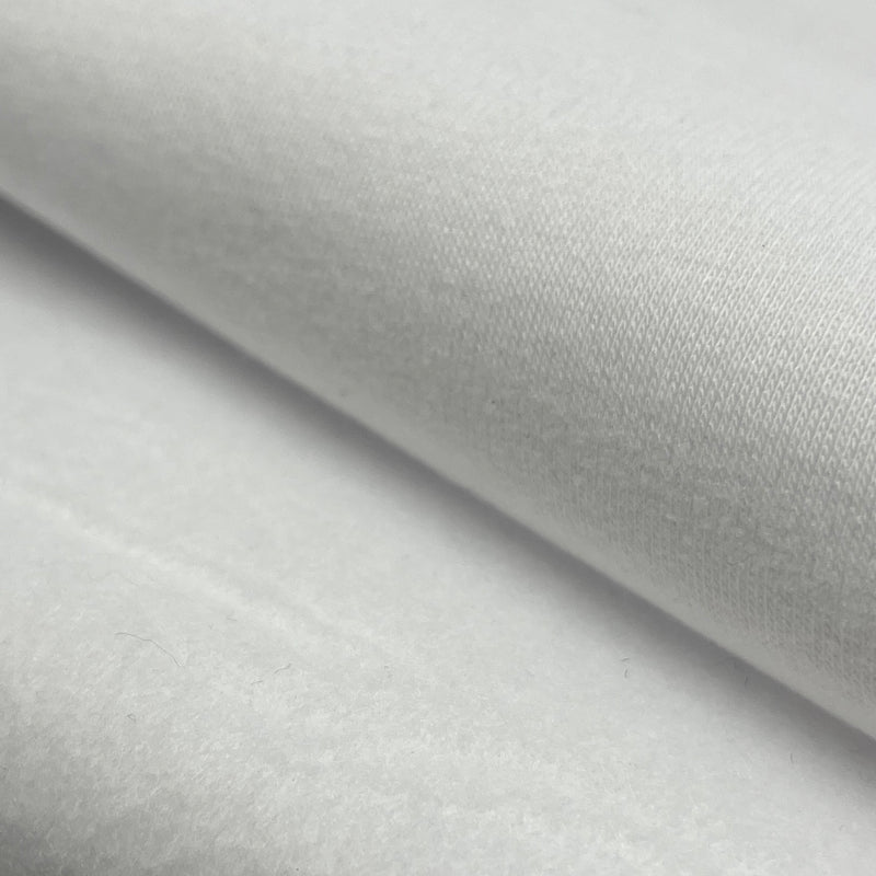 Sweatshirt Fleece - 230 Gram Polyester/Cotton - White | SKU 8040B #S93