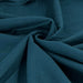 Teal Blue Laundered linen