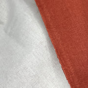 Terracotta on White - Overdyed 10 Ounce Denim - 44" Roll End
