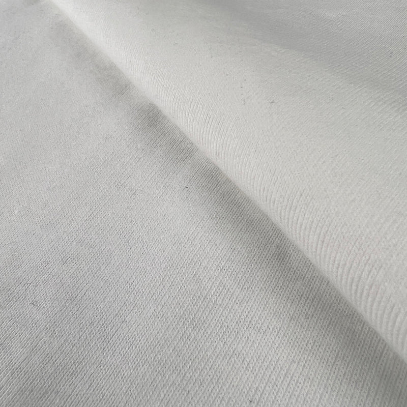 Tubular 100% Cotton Rib - White | SKU 7867 #S815