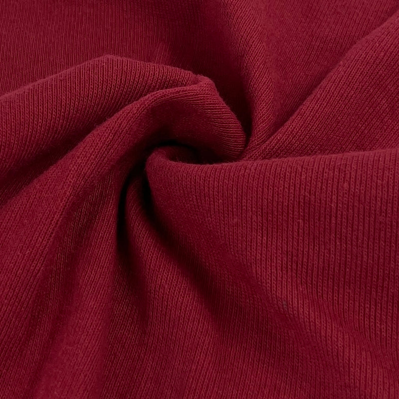 Tubular Lightweight Rib - Burgundy