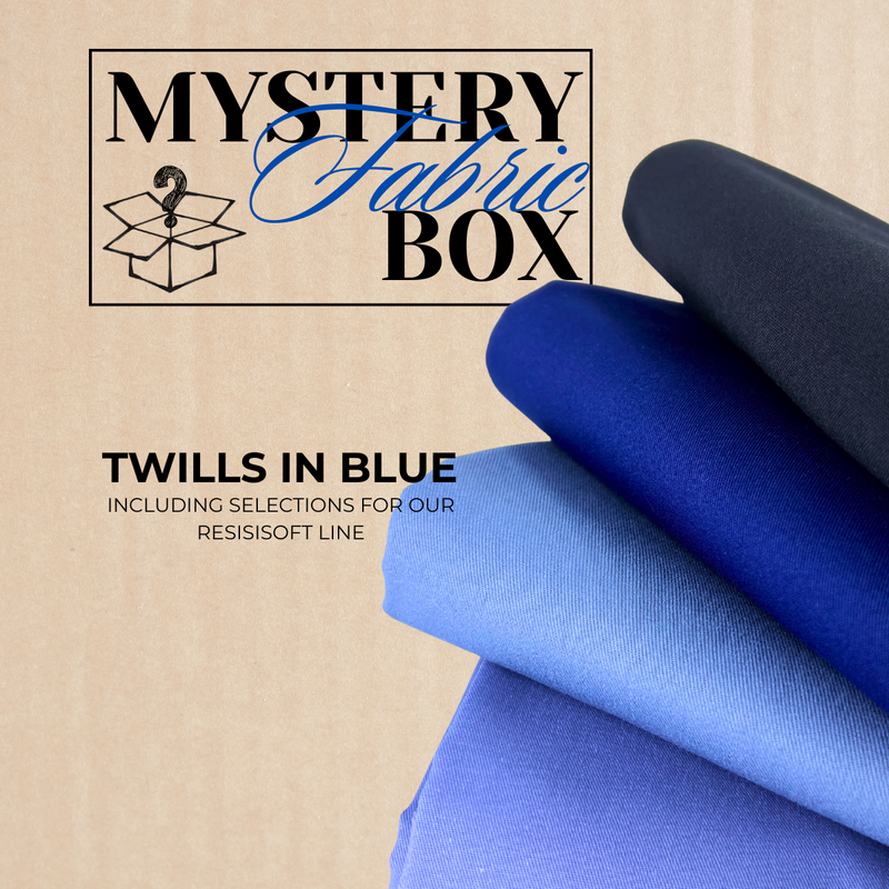 Twills in Blue - Resilisoft Twill Solids | Mystery Box