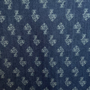 Valentine's Crest - Custom Laser Etched Denim - Medium Weight Dark Indigo