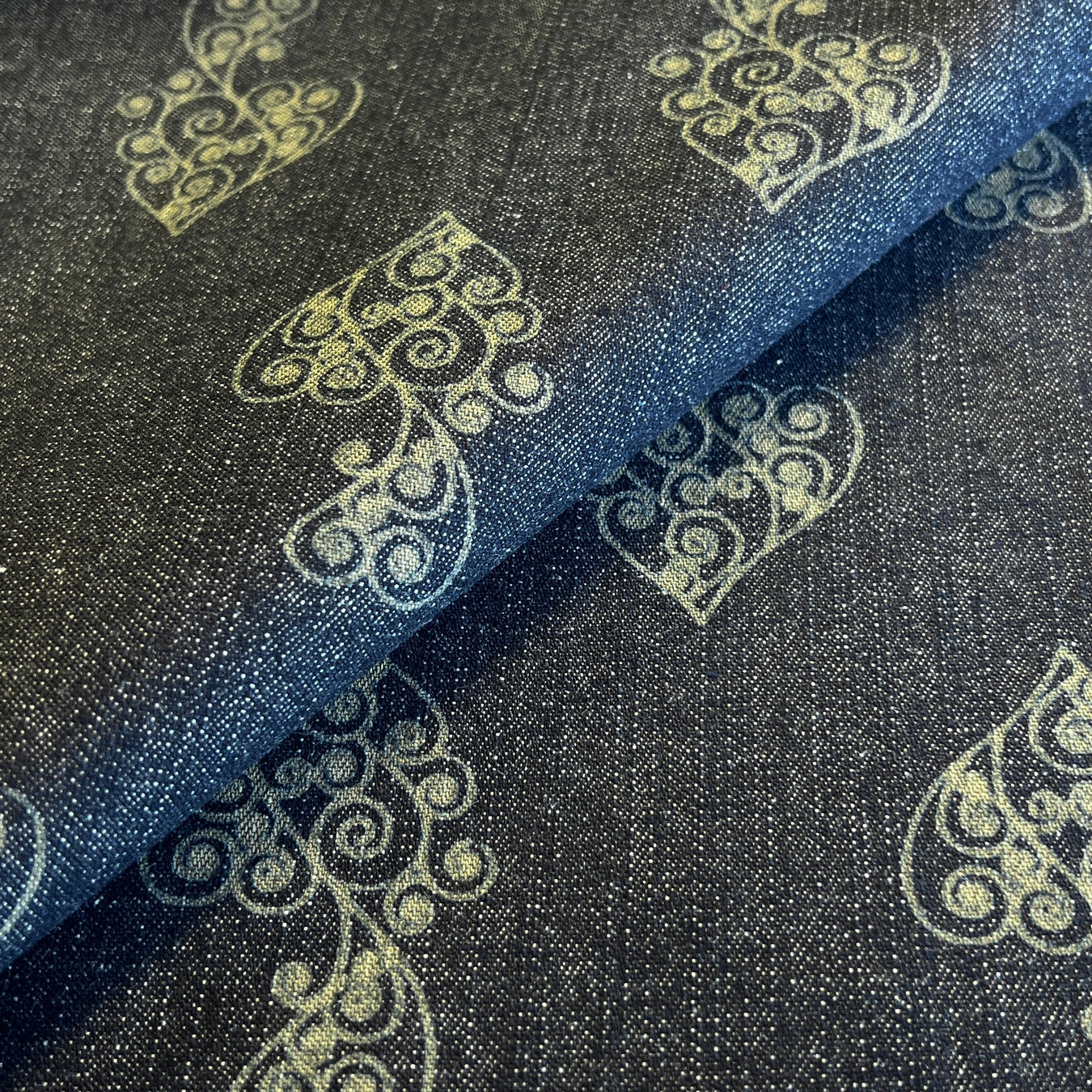 Laser Etched Denim