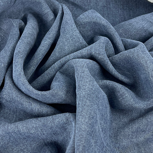 Washed Lightweight 100% Tencel Denim - Blue Wash | SKU 8068