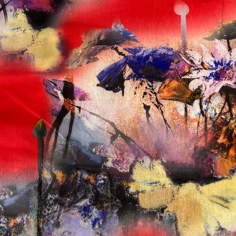 Watercolor Printed Nylon | SKU 7644 #U1