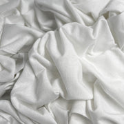 White Cotton/Spandex French Terry Knit - SKU 8077