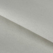 White Sweatshirt Fleece knit Fabric With Visible Fluffy Reverse - 8.5 Ounce 