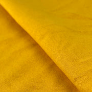 Yellow Tubular Cuffing Rib Closeup Folded