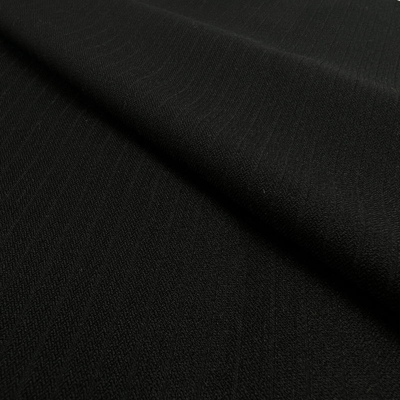Close-up of black fabric texture