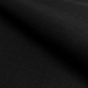 Closeup of black cotton canvas with 1/2 inch ripstop enforcement grid.