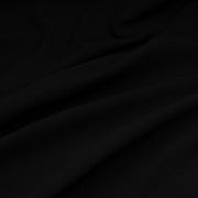 Closeup of black trigger poplin fabric by Galey & Lord 