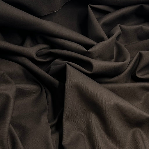 Dark brown fabric with folds