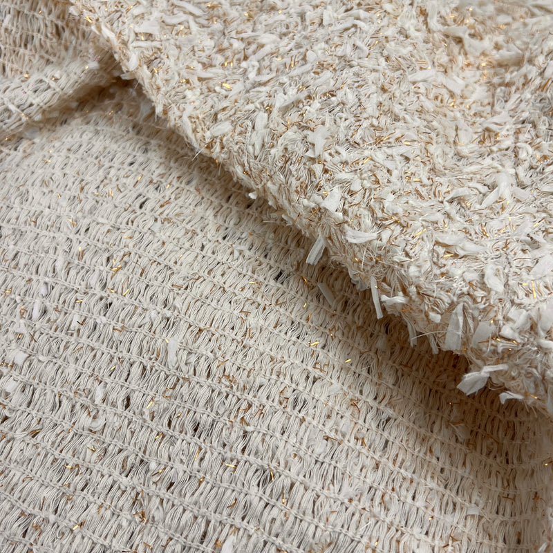 Nobilis Textured Boucle Upholstery - Frou Frou in Cream - Anatolia Collection