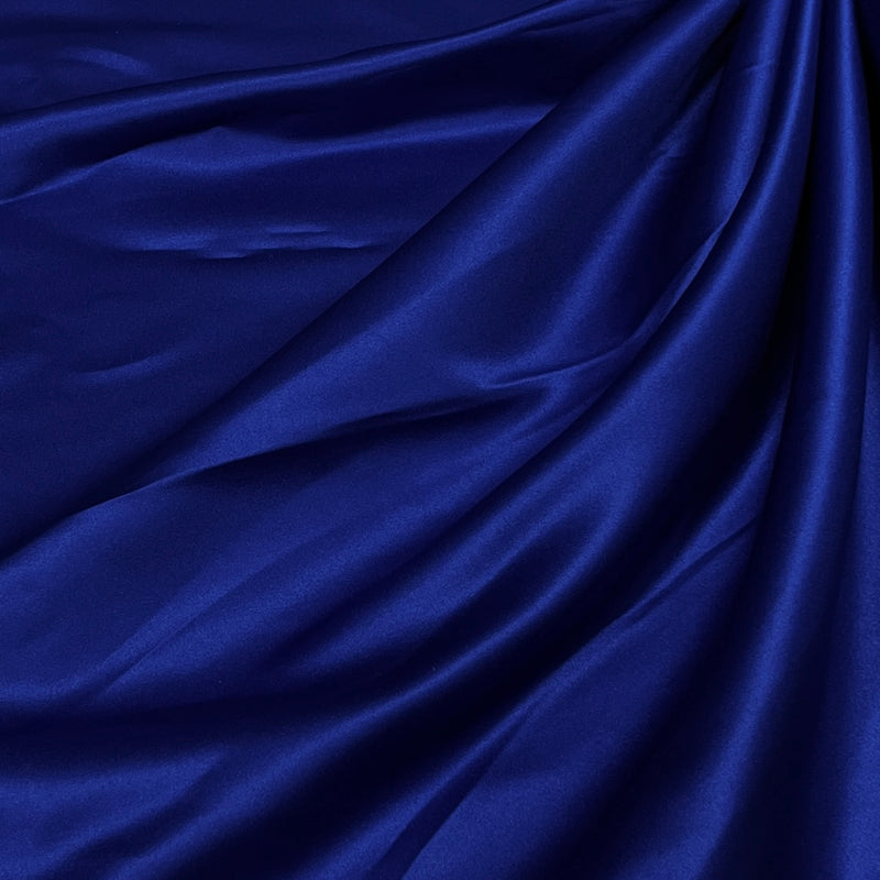 Deep Royal Bridal Satin - 200GSM, 100% Polyester, 60" Wide - SKU 8204B #S69