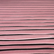 Pink | Accordion Ruffle Stripe Sheer Woven - SKU 7446 #S85