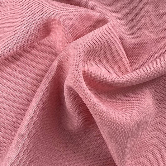 Pink #S/XY Polyester Interlock Knit Fabric - SKU 2519A