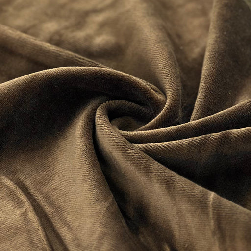Chocolate Brown | Stretch Cotton Velour 7 Ounce - SKU 7474 #S7