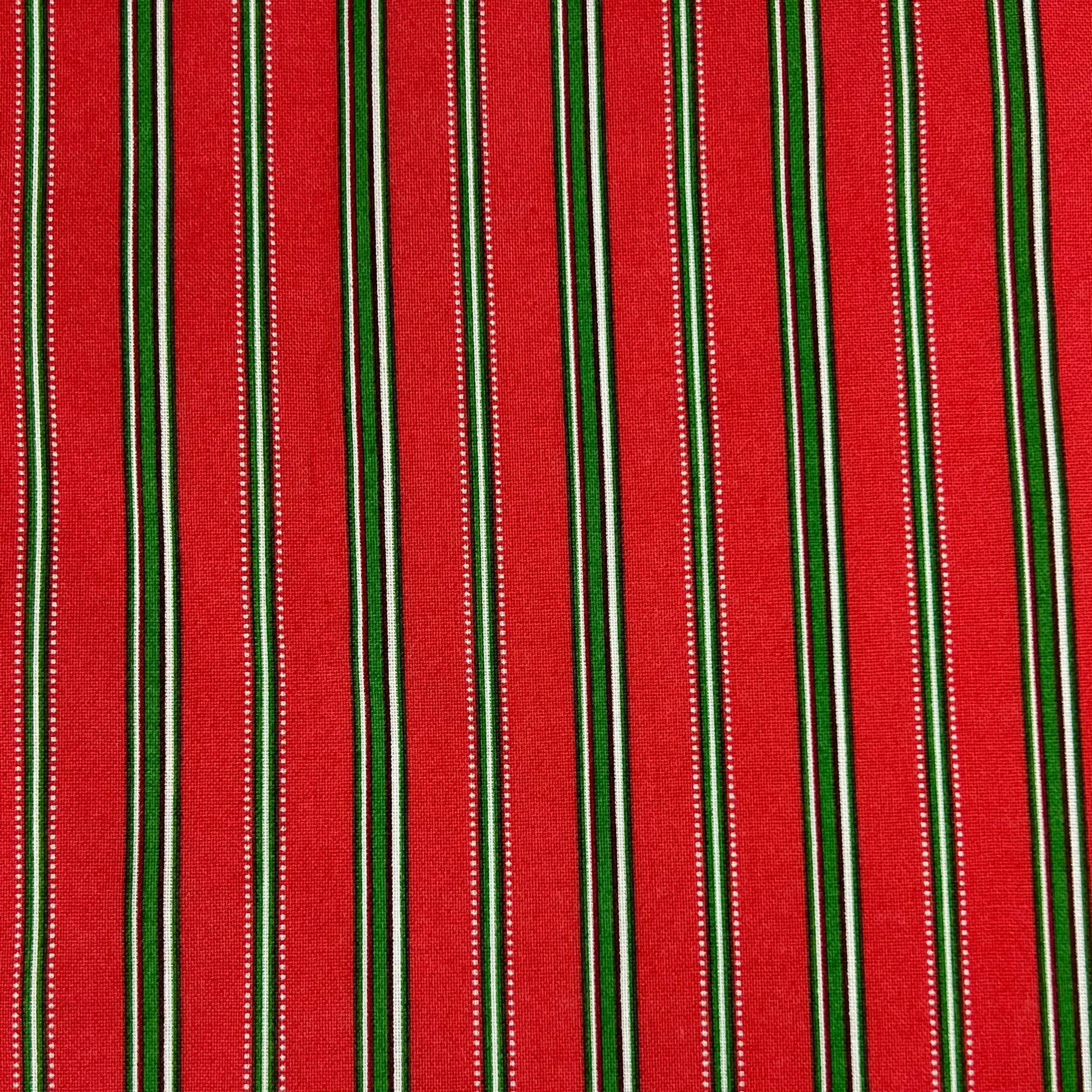 Christmas Stripe | Cotton Quilting Prints - SKU 7635B #U16