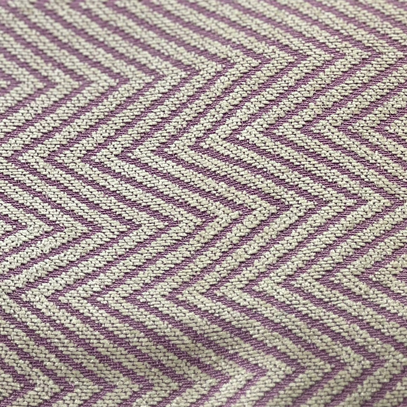 Orchid Chevron | Chenille Jacquard Upholstery - SKU 7229E #S908/909