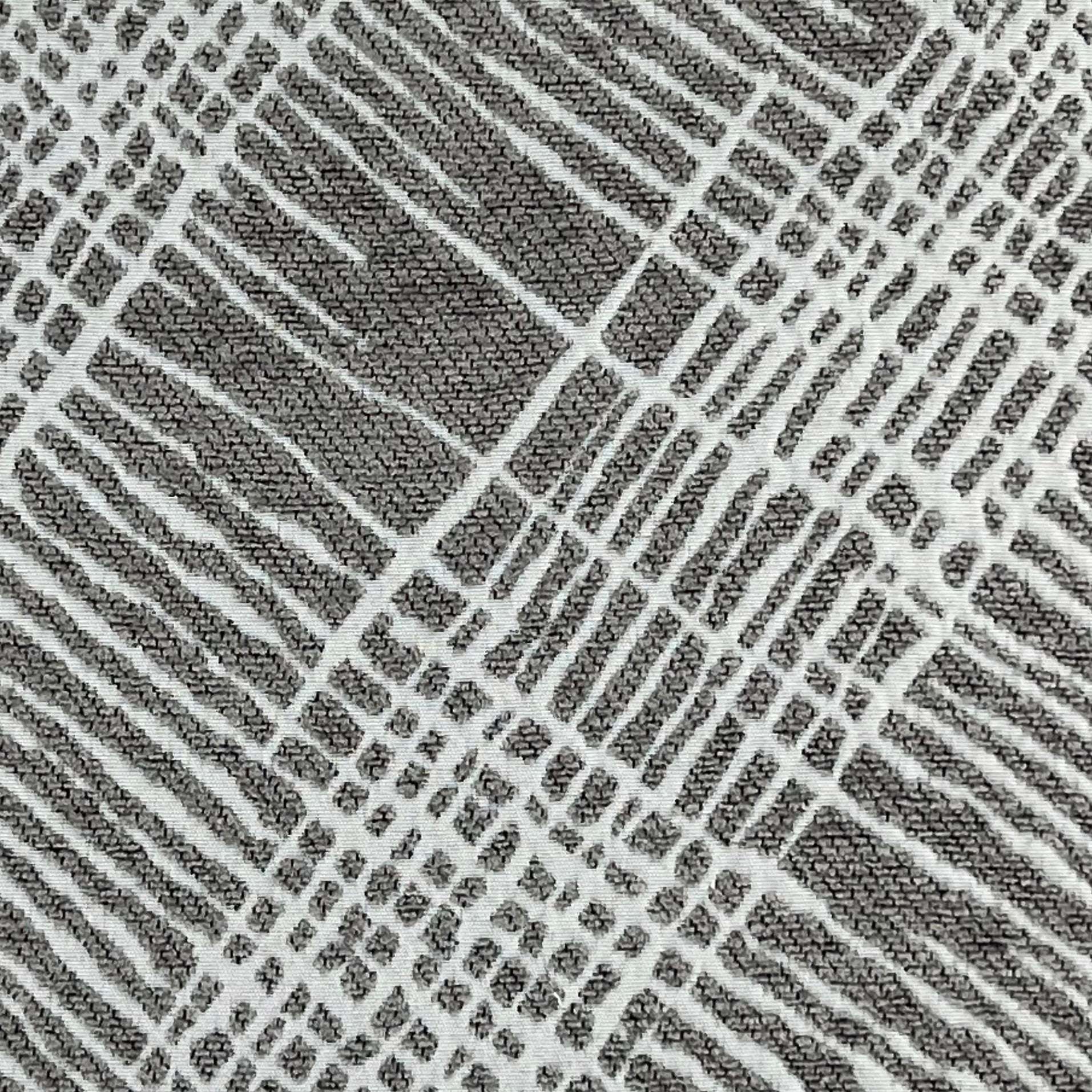 Grey | Criss-Cross Lush Pile Upholstery - SKU 7394 #S906/907