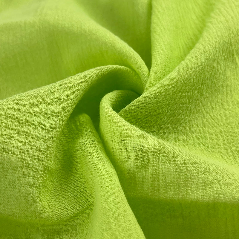 100% Cotton 50” Bubble Gauze - Light Green | SKU 2815C #U98
