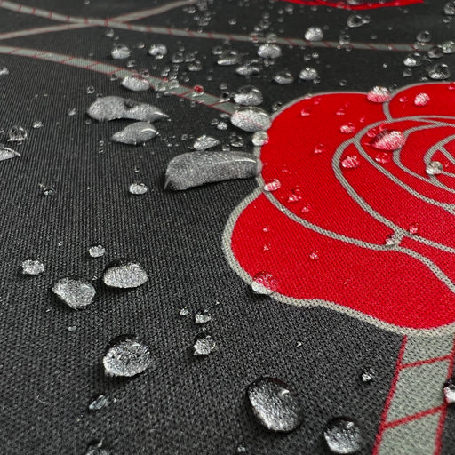 Red Rose | Revisable Bonded Waterproof Polyester Print - SKU 7448 #S85