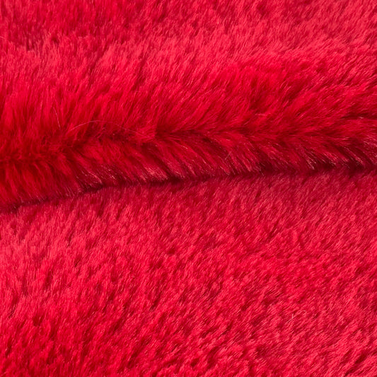 Red Faux Rabbit (Ave. 50 Yard Roll)
