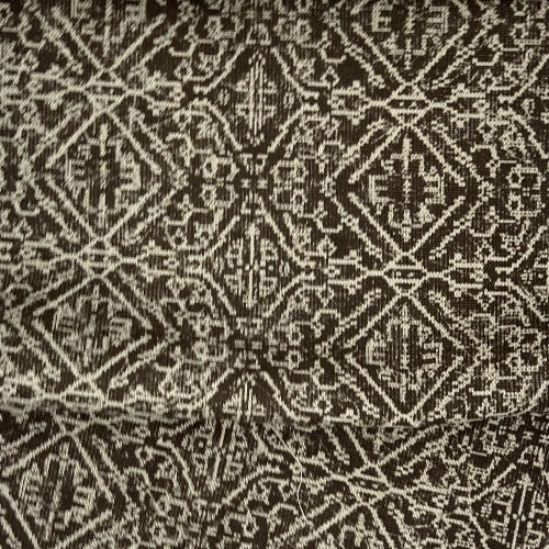Dark Brown & Khaki Lacefield Upholstery Woven Fabric - SKU 4900A