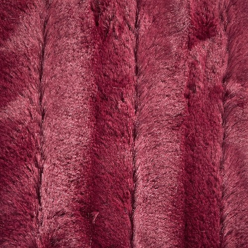 Burgundy | Faux Mink (Avg. 50-Yard Roll)