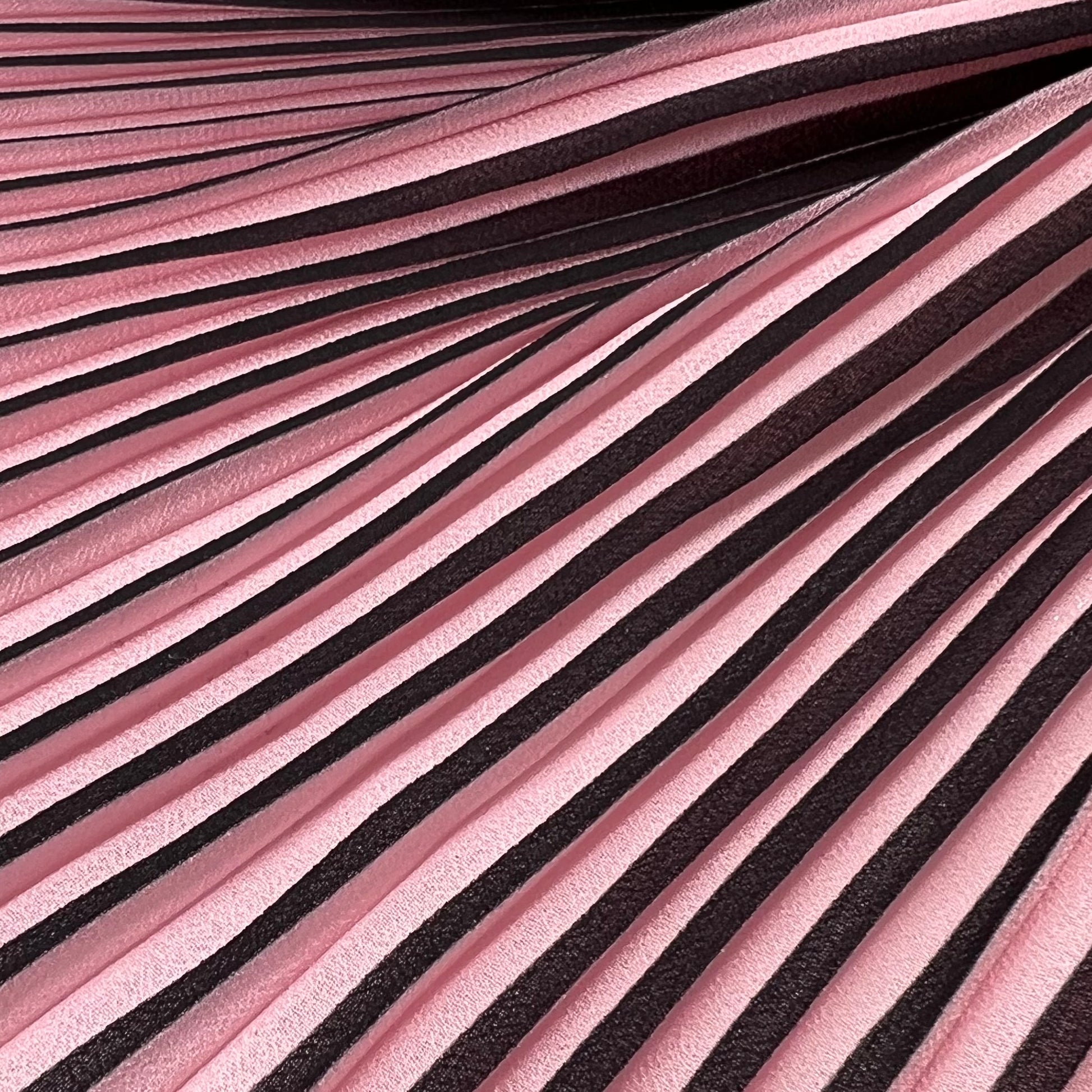 Pink | Accordion Ruffle Stripe Sheer Woven - SKU 7446 #S85
