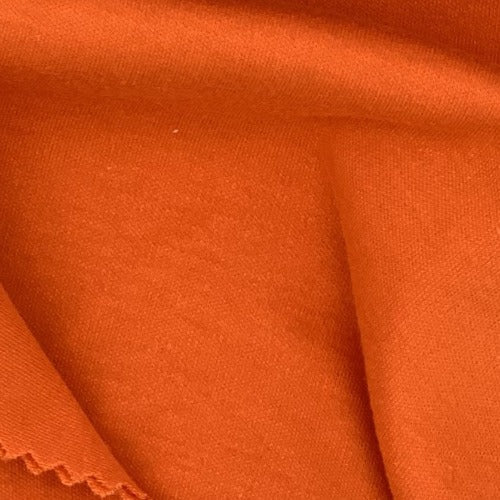 Orange #S910/913  Polyester/Cotton 12 Ounce Interlock Knit Fabric - SKU 5828A