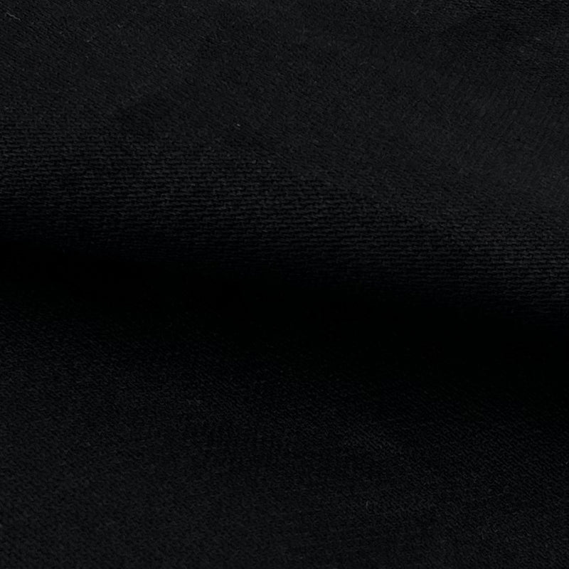 Black Broken-Weave Bull Denim - 100% Cotton, 68" Wide, Heavyweight