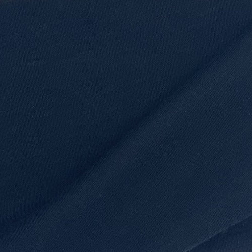Navy Cotton Spandex Jersey Fabric - Fabric by the Yard