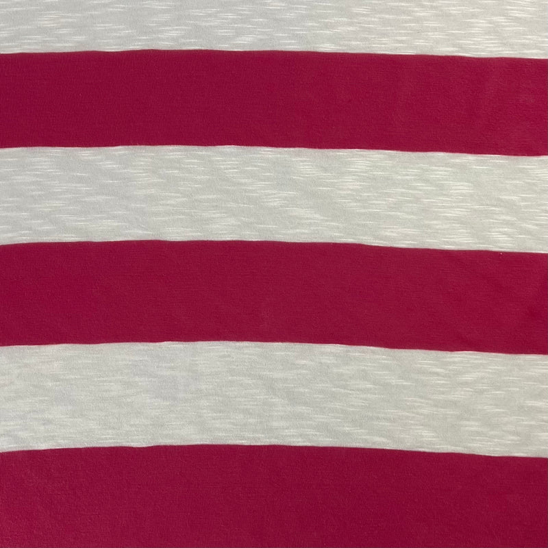 Fushia | Stripe Jersey R|S - SKU 7501G #S/GG