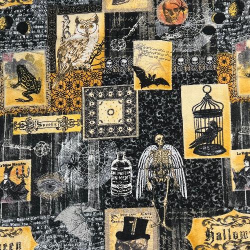 Halloween Curiosities | Cotton Quilting Prints - SKU 7635C #U16