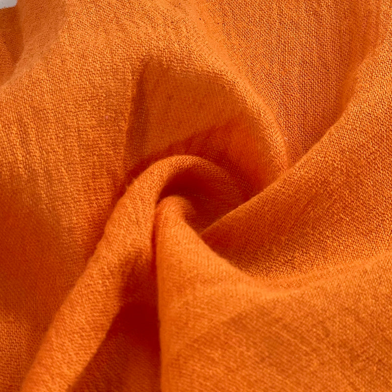 100% Cotton 50” Bubble Gauze - Orange | SKU 2815B #U98