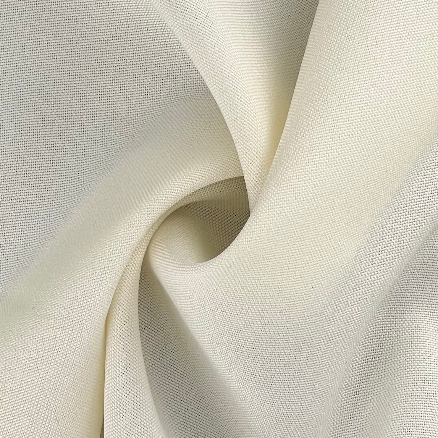 Ivory | 100% Polyester Poplin 60" Wide - SKU 7412A #S113