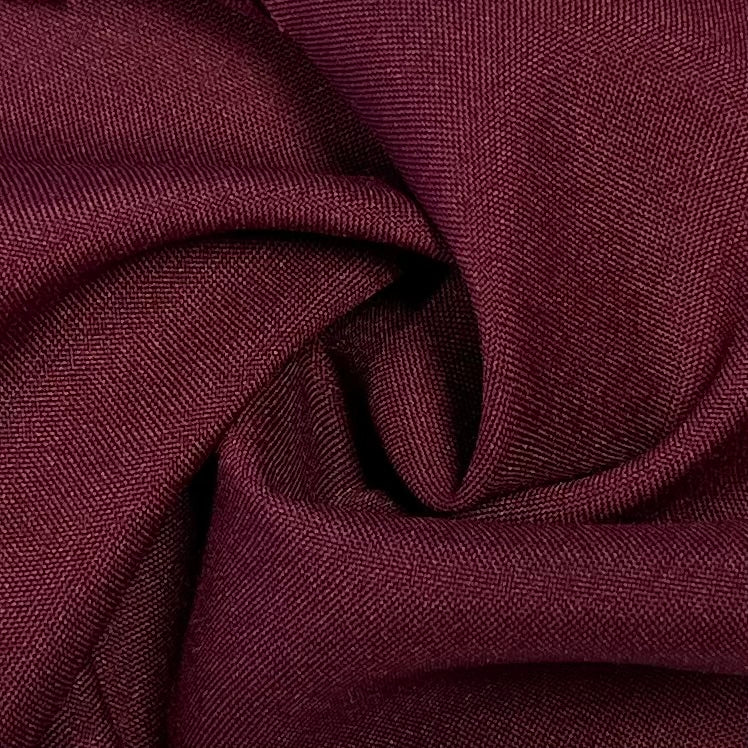 Burgundy | 100% Polyester Poplin 60" Wide - SKU 7411B #S110/111