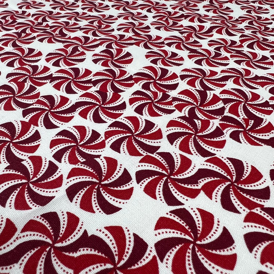 Peppermint Swirl | Cotton Quilting Prints - SKU 7635A #U16