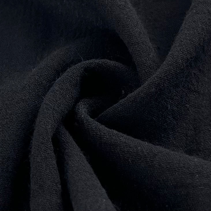 100% Cotton 50” Bubble Gauze - Black | SKU 2815C #U98